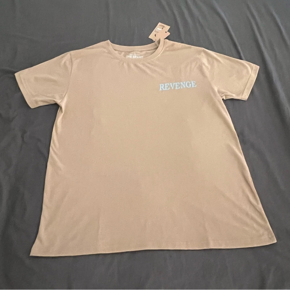 One Brand Dragon Revenge double sided print t-shirt New